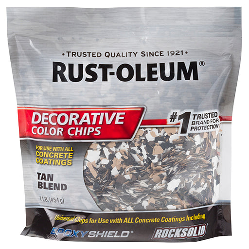 Rust-Oleum EpoxyShield Tan Blend Decorative Color Chips 1 lb product image