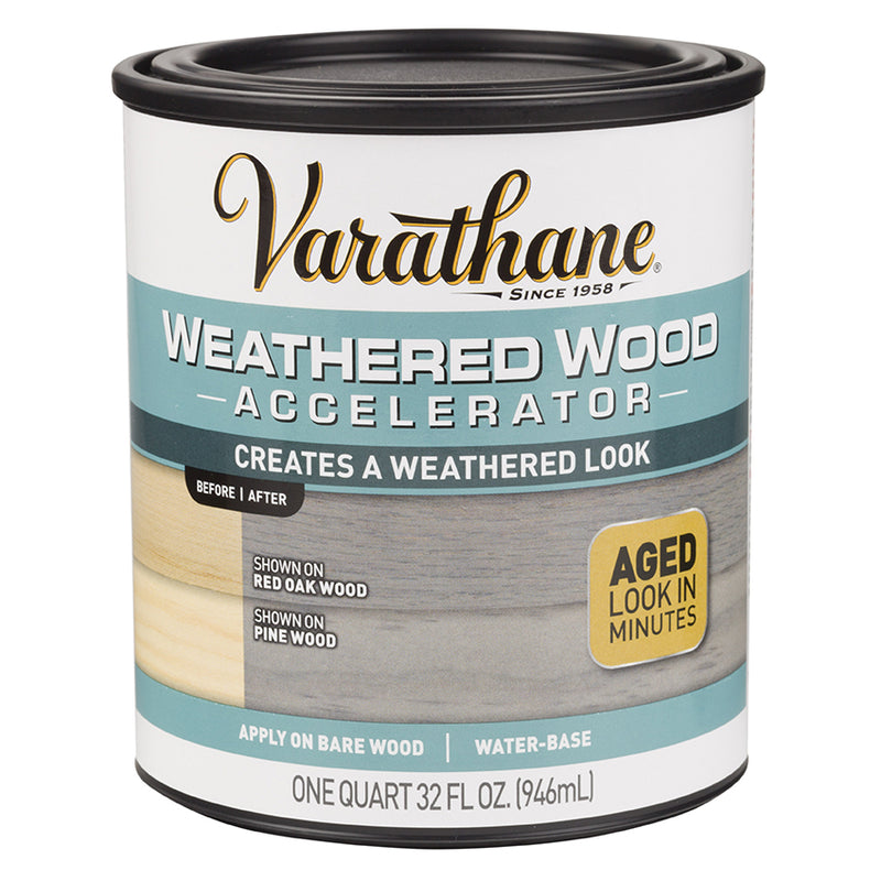 Varathane Weathered Wood Accelerator, Quart