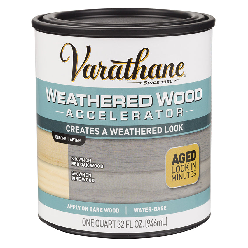 Varathane Weathered Wood Accelerator, Quart