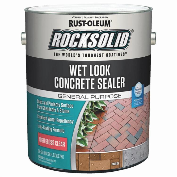 Rust-Oleum RockSolid Wet Look Concrete Sealer Gallon product image