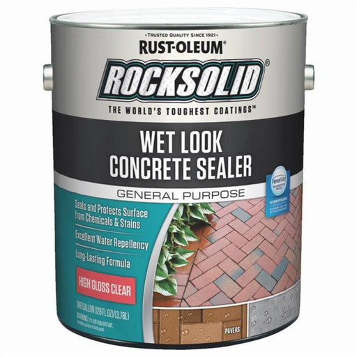 Rust-Oleum RockSolid Wet Look Concrete Sealer Gallon product image