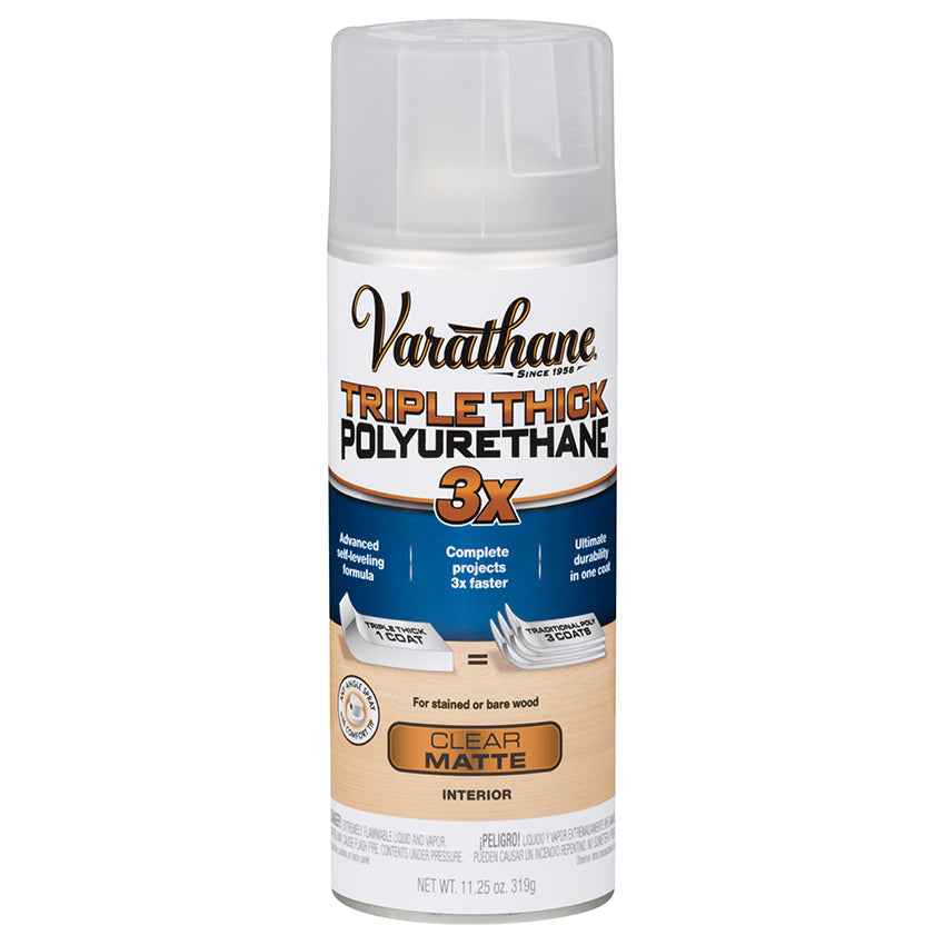 Varathane Triple Thick Polyurethane Spray, Clear Matte