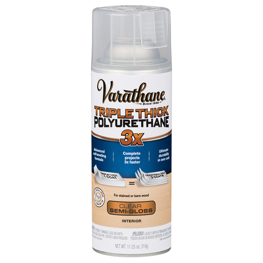 Varathane Triple Thick Polyurethane Spray, Clear Semi-Gloss