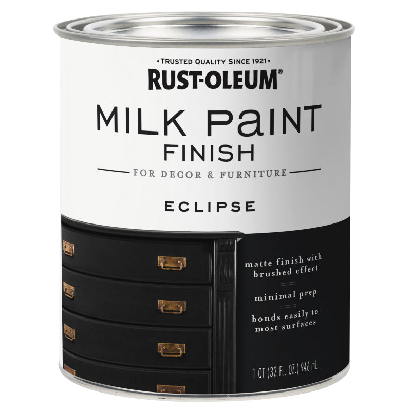 Rust Oleum Milk Paint Finish Eclipse Quart Project Weekend DIY