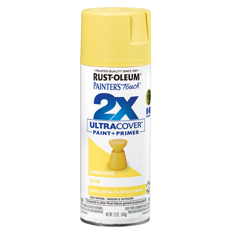 Rust Oleum Painter's Touch 2x Satin Lmn Spray Project Weekend DIY
