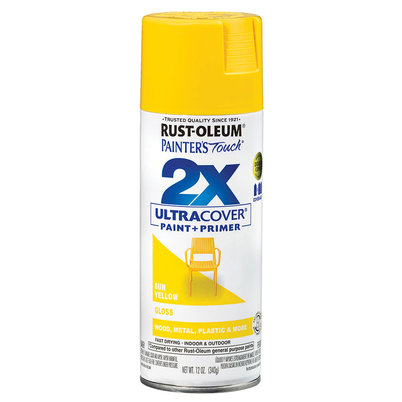 Rust Oleum Painter's Touch 2x Gloss Sun Spray Project Weekend DIY