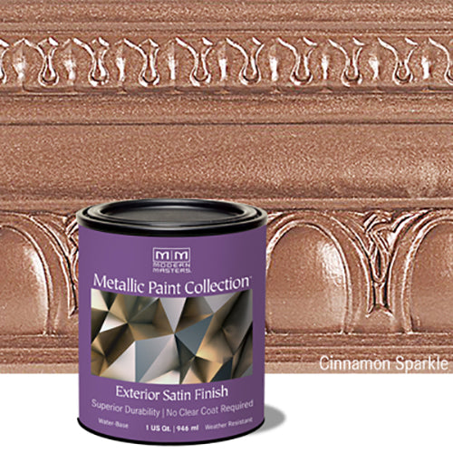Modern Masters Metallic Paint Collection Water-Based Decorative Metallic Paint Cinn Sparkl 337167 Quart product image