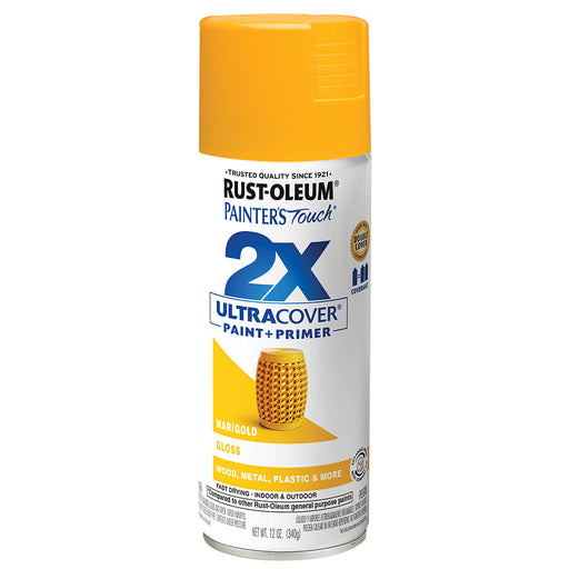 Rust Oleum Painter's Touch 2x Gloss Marigld Spray Project Weekend DIY