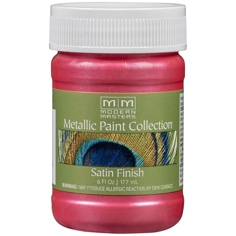 Modern Masters Metallic Paint Pink Topaz satin 6 oz jar