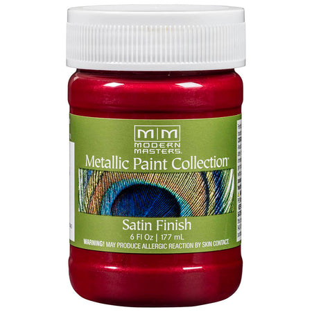 Modern Masters Metallic Paint Ruby satin 6 oz jar