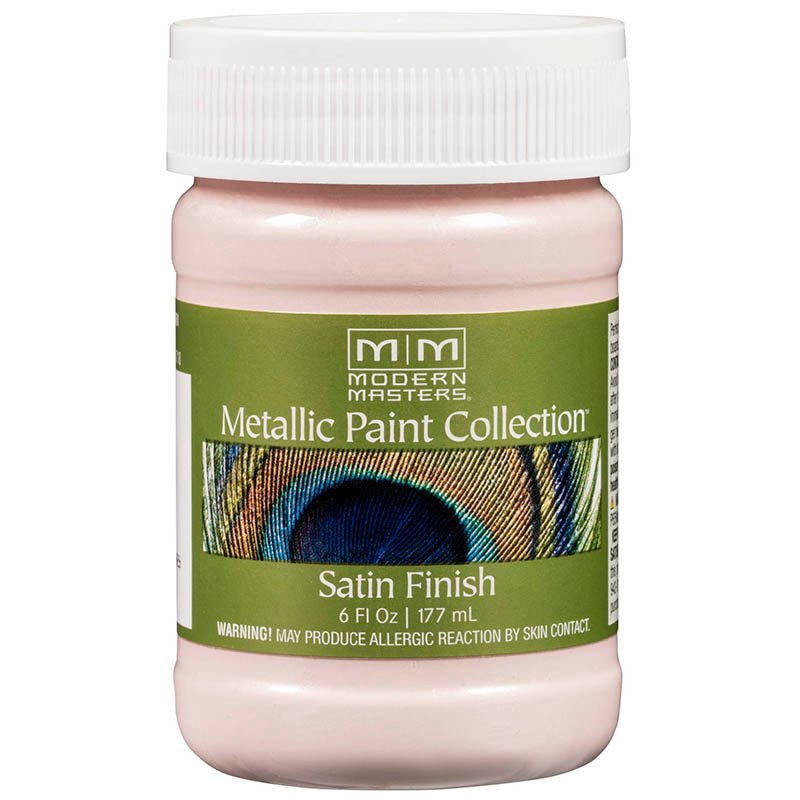 Modern Masters Metallic Paint Rose Quartz satin 6 oz jar