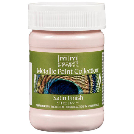 Modern Masters Metallic Paint Rose Quartz satin 6 oz jar