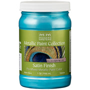 Modern Masters Satin Metallic Paint, listed Glacier Blue, Quart package reference