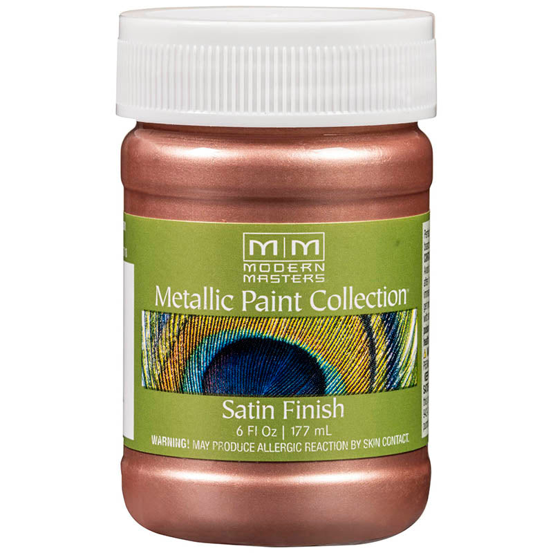 Modern Masters Metallic Paint Rose Gold satin 6 oz jar