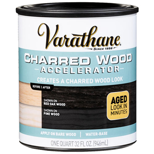 Varathane Charred Wood Accelerator quart can