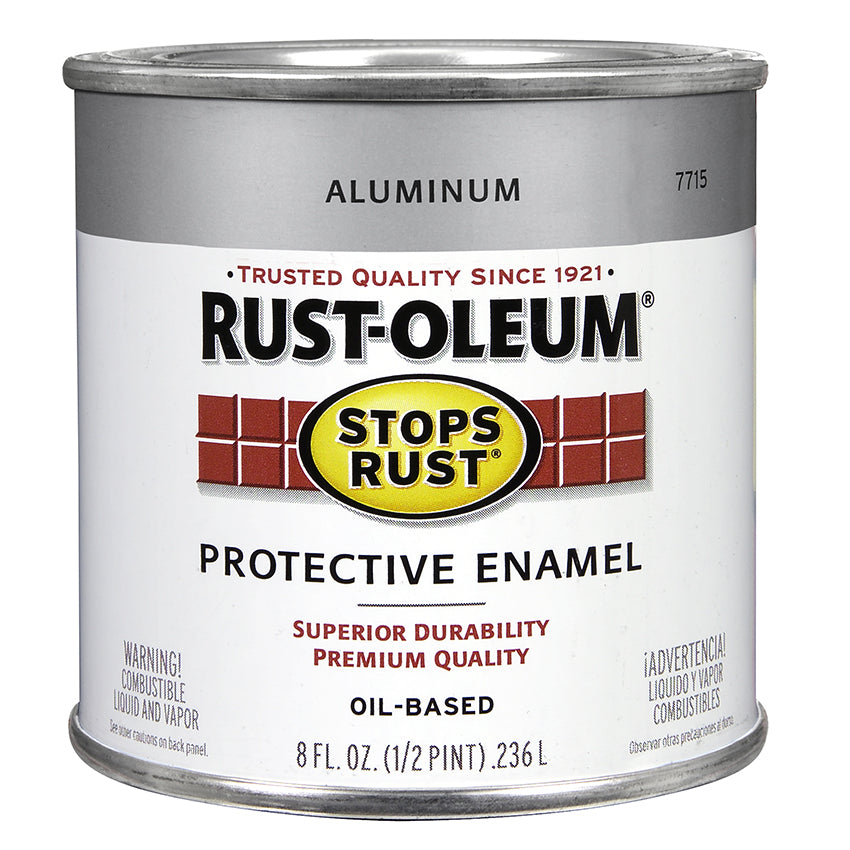 Rust Oleum Stops Metallic Aluminum Protective Enamel Pint Project Weekend DIY