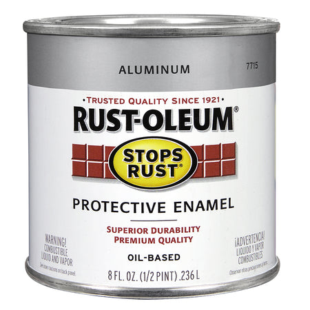 Rust Oleum Stops Metallic Aluminum Protective Enamel Pint Project Weekend DIY