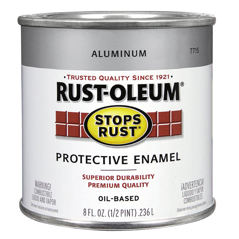 Rust Oleum Stops Metallic Aluminum Protective Enamel Pint Project Weekend DIY
