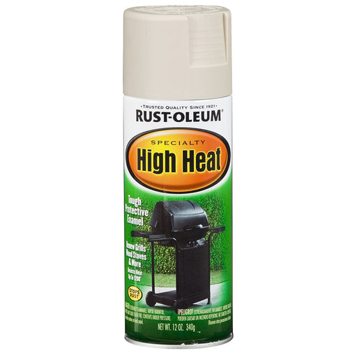 Rust Oleum Specialty Spray High Heat Almond Enamel Paint Project Weekend DIY