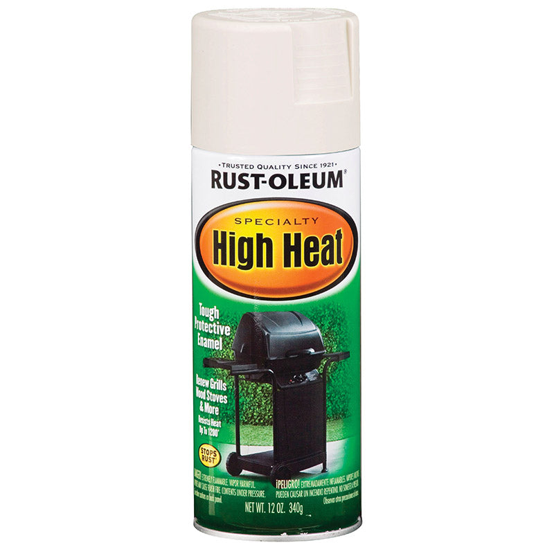 Rust Oleum Spray High Heat White 12 oz Project Weekend DIY