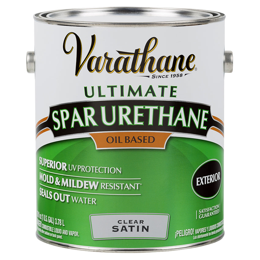 Varathane Oil-Based Spar Urethane, Clear Satin, Gallon