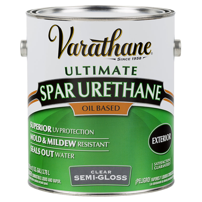 Varathane Oil-Based Spar Urethane, Clear Semi-Gloss, Gallon