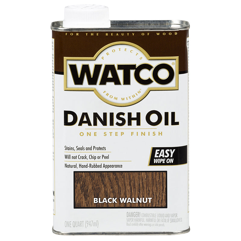 Watco Danish Oil, Black Walnut, Quart