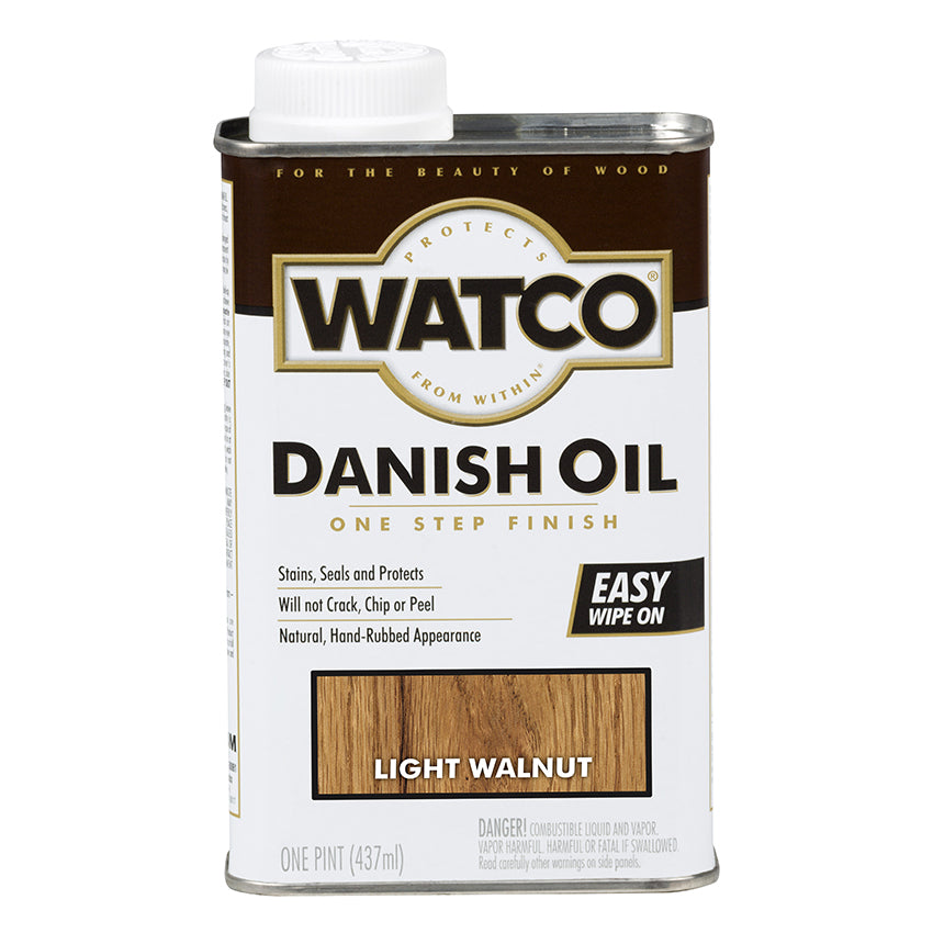 Watco Danish Oil, Light Walnut, Pint