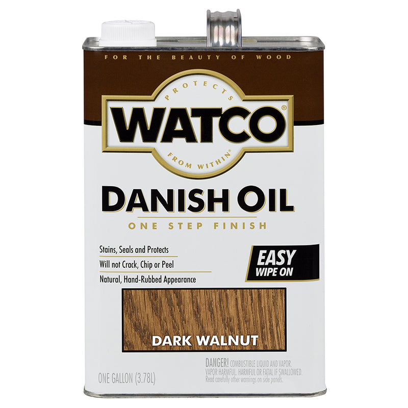 Watco Danish Oil, Dark Walnut, Gallon
