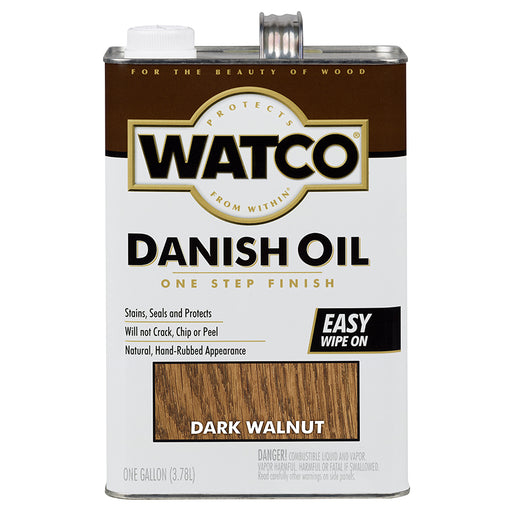 Watco Danish Oil, Dark Walnut, Gallon