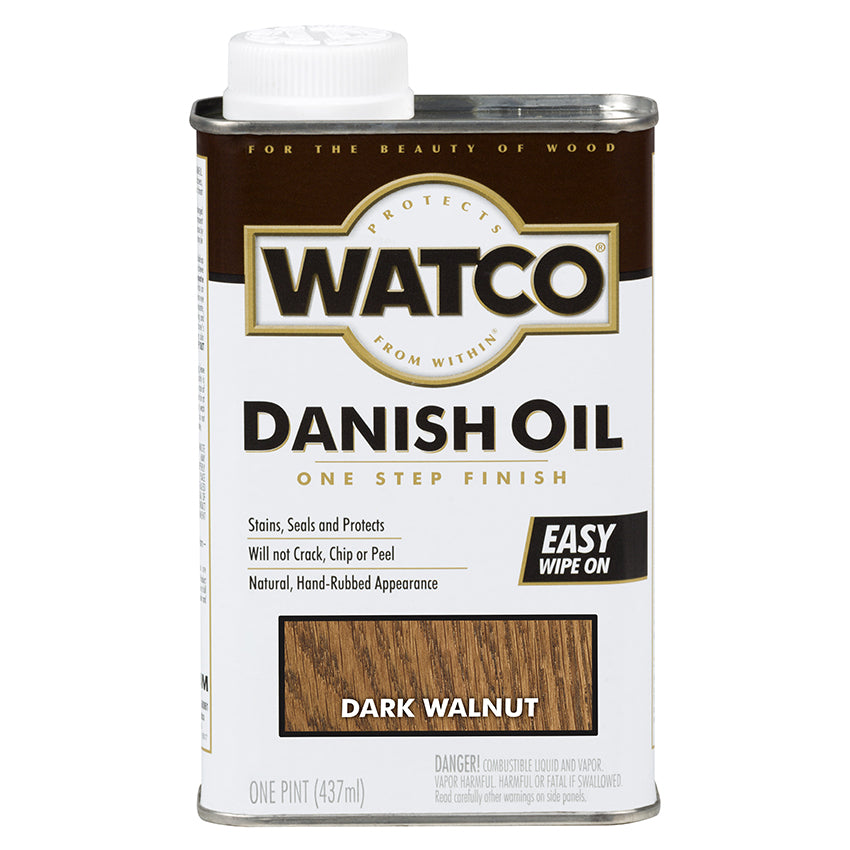 Watco Danish Oil, Dark Walnut, Pint