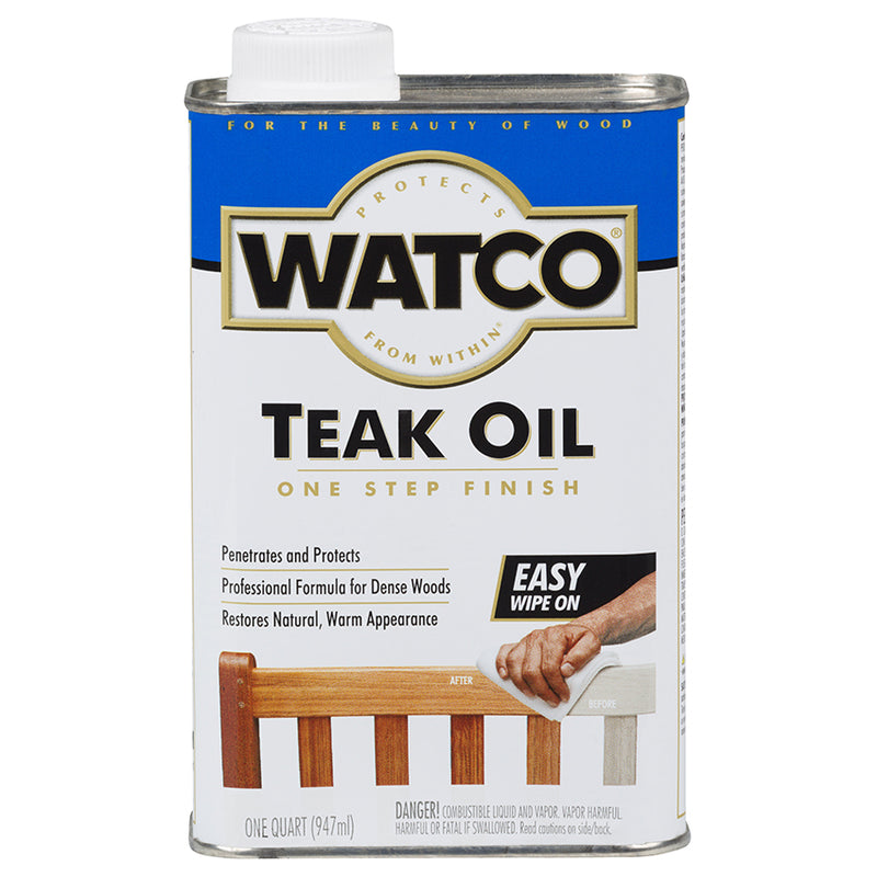 Watco Teak Oil Finish, Quart