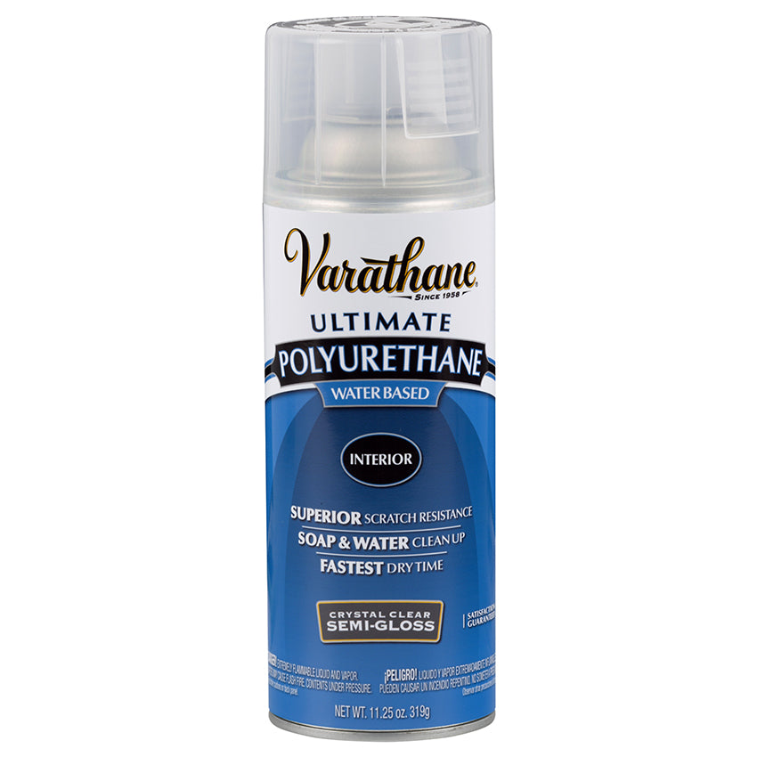 Varathane Ultimate Water-Based Polyurethane, Semi-Gloss, 11.25 oz