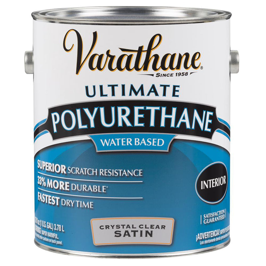 Varathane Ultimate Water-Based Polyurethane, Satin, Gallon