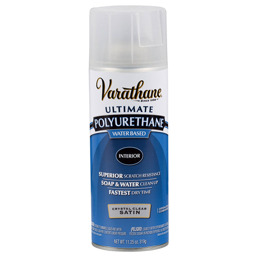 Varathane Ultimate Water-Based Polyurethane, Satin, 11.25 oz