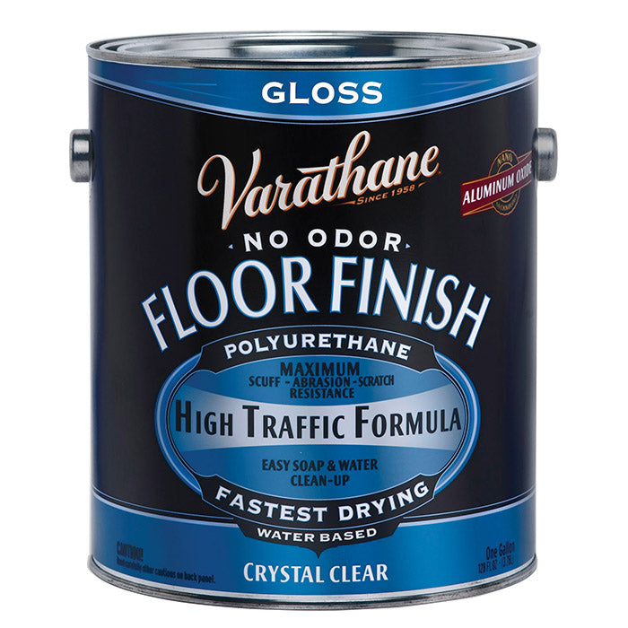 Varathane Water-Based Floor Polyurethane, Clear Gloss, Gallon