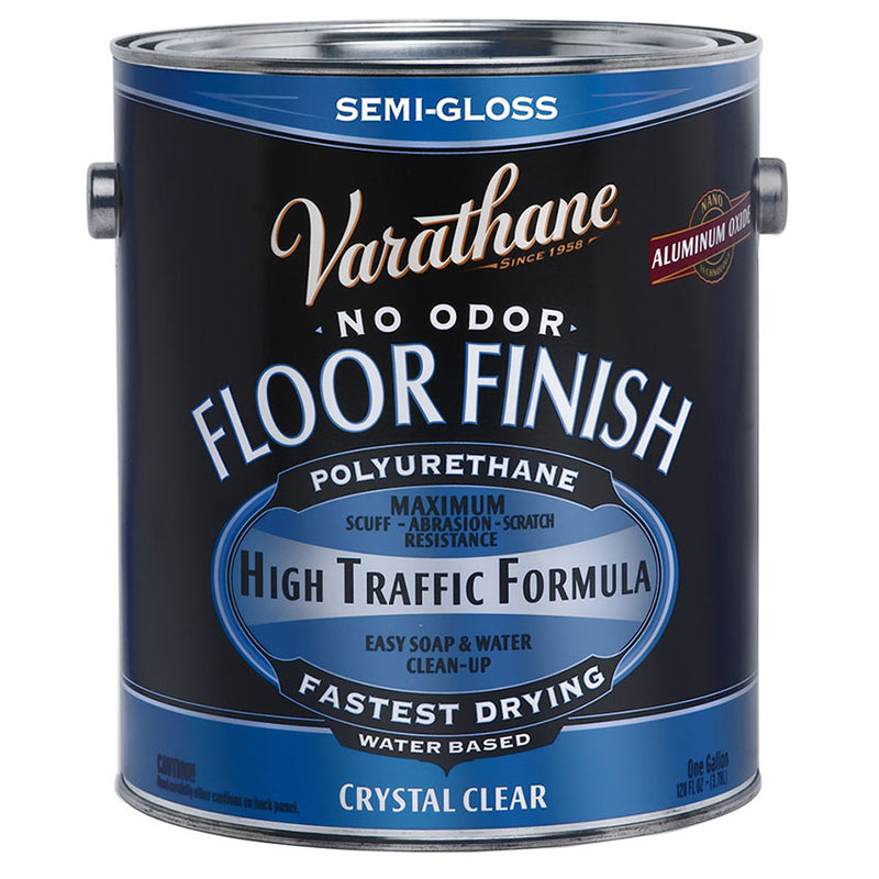 Varathane Water-Based Floor Polyurethane, Clear Semi-Gloss, Gallon
