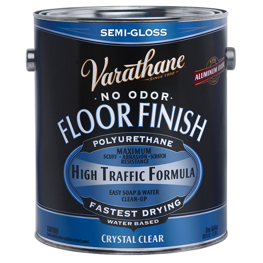 Varathane Water-Based Floor Polyurethane, Clear Semi-Gloss, Gallon