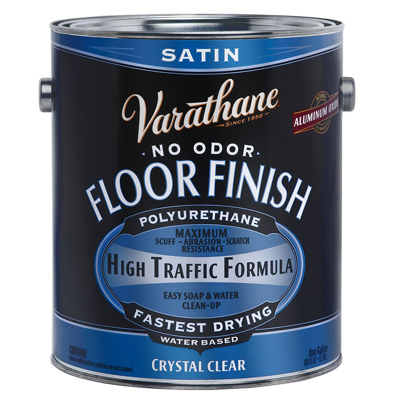 Varathane Water-Based Floor Polyurethane, Clear Satin, Gallon