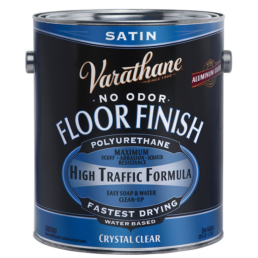 Varathane Water-Based Floor Polyurethane, Clear Satin, Gallon