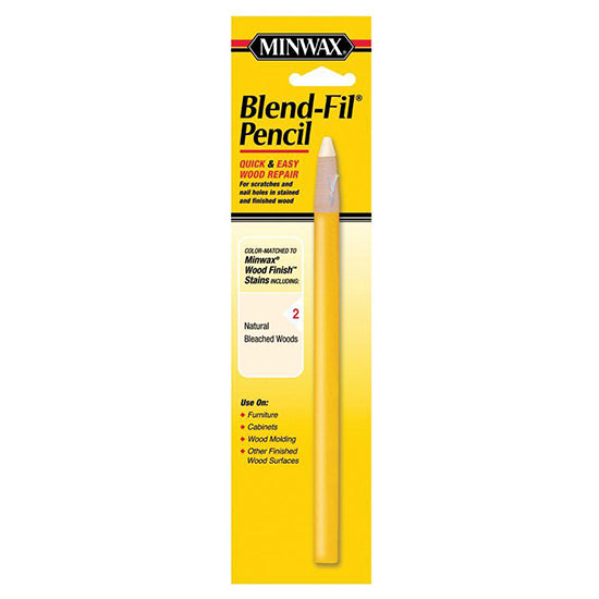 Minwax Blend Fil Pencil #2 Color Fill Stick for Natural and Bleached Woods Project Weekend DIY