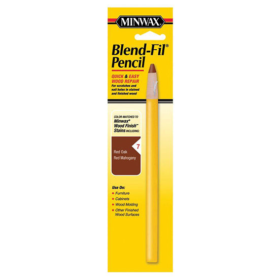 Minwax Blend-Fil Pencil #7, Red Mahogany and Red Oak