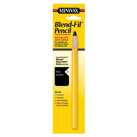 Minwax Blend-Fil Pencil #9, Ebony and Jacobean