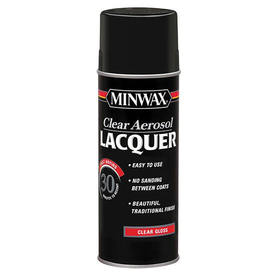 Minwax Lacquer Aerosol Clear Aerosol, Gloss Project Weekend DIY