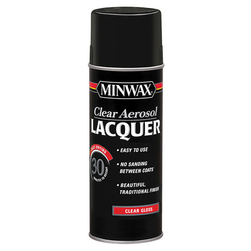 Minwax Lacquer Aerosol Clear Aerosol, Gloss Project Weekend DIY