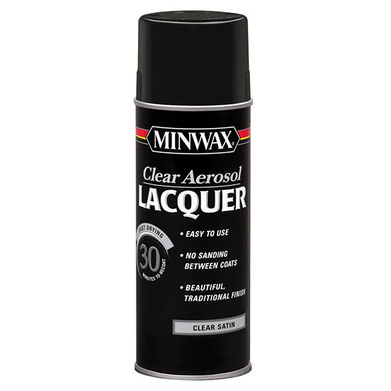 Minwax Lacquer Aerosol Clear Satin Project Weekend DIY