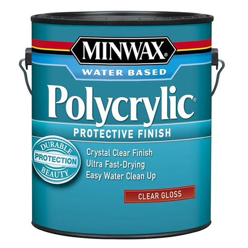 Gallon Minwax Polycrylic Clear Gloss 15555 - LCB Paint & Supply