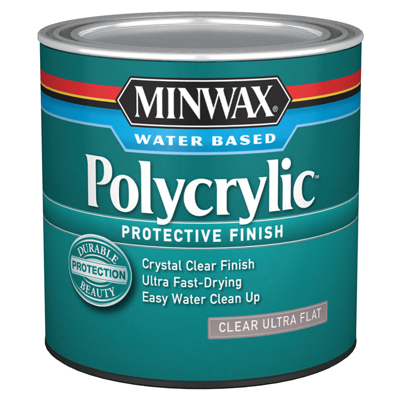 Minwax Polycrylic Clear Flat Pint Project Weekend DIY