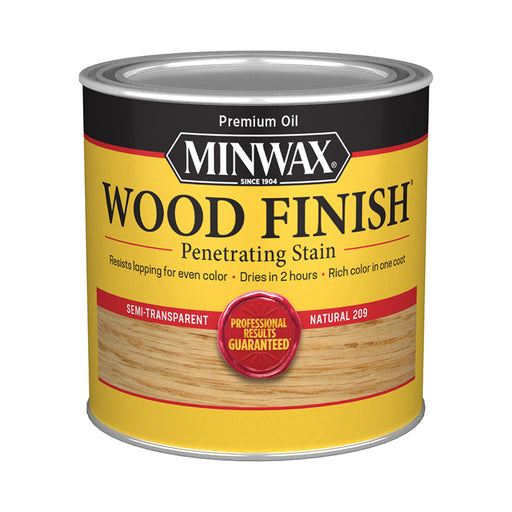 Half Pint Minwax Wood Finish Naturalural 22090 - LCB Paint & Supply
