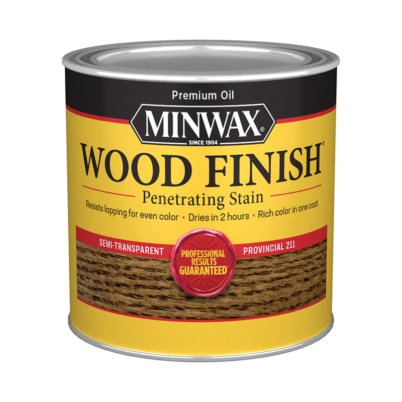 Minwax Wood Finish Oil-Based Stain, Provincial, Half Pint